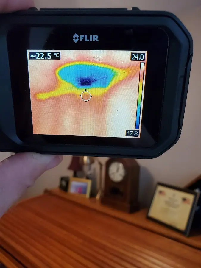 Thermal imaging inspection for water damage in Southeast